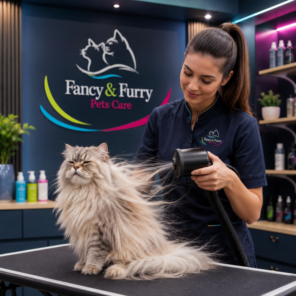 Cat grooming in Dubai